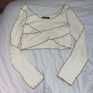 PRICE REDUCED: Cider Long Sleeve Crop Top